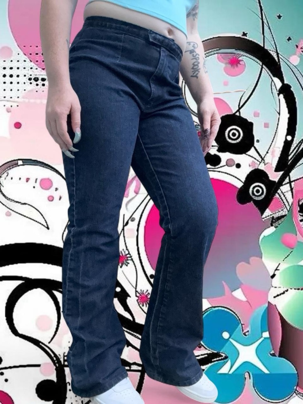 vtg 90s high waist bootcut